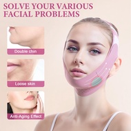 Spot Japanese V-face lifting and firming mask to remove double chin. Topeng pembalut untuk mengangka
