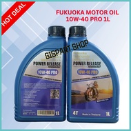 FUKUOKA LUBRICANTS POWER RELEASE TECHINOLOGY 10W-40 PRO 4T (MOTOR OIL) (1L)