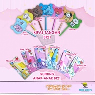 BT21 FAN PEN BT21 SCISSORS BT21 PEN BT21 SCISSORS EDITION BT 21 EDITION -TL