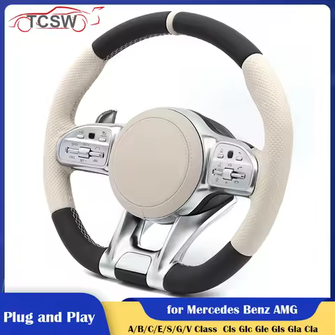 Car Steering Wheel for Mercedes Benz AMG C217 W204 W205 W211 W212 W221 W222 S63 C63 C43 SLC AMG W204