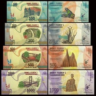 Brand New Fidelity Madagascar 4 Sheets Full Set Year Foreign Currency Banknotes Banknotes Banknotes 