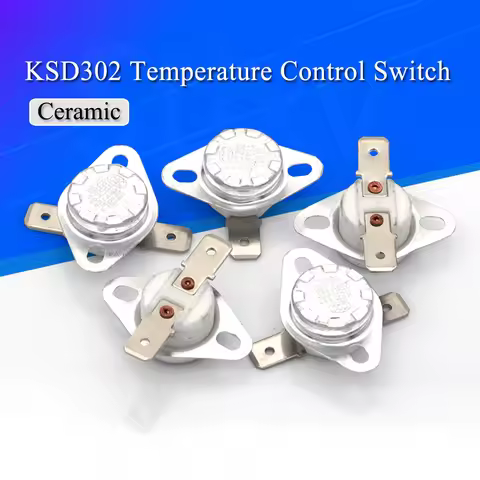 Normally open KSD302 16A 250V 40-180 Degree Ceramic KSD301 Normally Closed Temperature Switch Thermo
