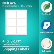 Mailing Label,Address Labels 6-UP,NefLaca White Shipping Labels,Adhesive Shipping Labels,30 Sheets i