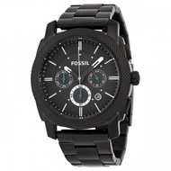 Jam Tangan Lelaki Fossil FS4552 Machine Chronograph Black Stainless Steel