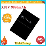 New Replacement Laptop Battery 9800mAh for Apple iPad 6 Air2 A1547 A1566 A1567 - High Capacity Li-Po