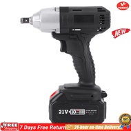 [Vodool Official Mall]ประแจไฟฟ้าไร้สาย 300 N.M พร้อมแบตเตอรี่ 3000mAh และเครื่องชาร์จ 1/2 นิ้วเครื่อ