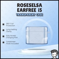 Roseselsa Earfree i5 Case Wireless Earbud Protective Shell Soft TPU Transparent Case Earphone Case
