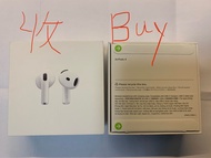 收購全新 Airpods 4 AirPods Pro 3 USB-C AirPods 4 ANC ver. Pencil Pro type c Airpod4 homepod mini 信用卡 禮品 