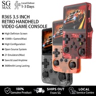 R36S 3.5 Inch Retro Handheld Video Game Console Emulator Anbernic Game Boy Retroid Portable Video 64