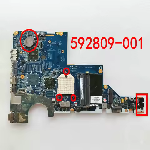 For HP G62 CQ62 G42-415DX Motherboard 592809-001 DA0AX2MB6E0 DA0AX2MB6E1 DA0AX2MB6E0 DA0AX2MB6F0 G62