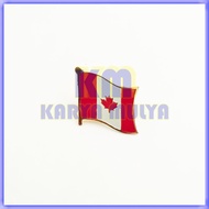 Canada Flag Brooch Pin Canada Flag Pin - Karya Mulya