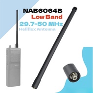 NAB6064B Heliflex Antenna 29.7-50MHz Flexible Low Band For Motorola PR860 HT750 HT1250 MT1000 P200