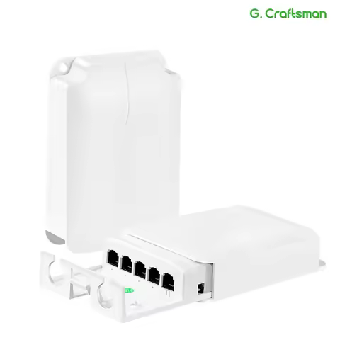 G.Craftsman Waterproof POE Extender for IP Camera 4 POE Output 1 POE input 100m Distance Support IEE