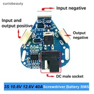 [CURUI] 3S 12.6V 40A BMS  Protection Board 18650  Equalizer Board for Electric Drill {curiobeauty}