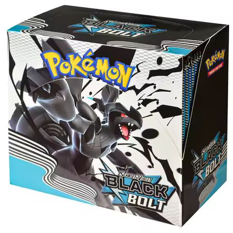 360Pcs English Pokémon TCG: BLACK BOLT Box Pokémon trade card 36 Pack Box