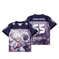 LUFFY GEAR 5 ANIME JERSEY Cartoon Cartoons FREE REQUEST NAME AND NUMBER FULL PRINTING