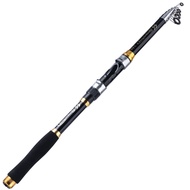 Joran Pancing Teleskopik Portabel 1.8M-3.3M Bepergian Ultra Ringan Untuk Memancing Di Kapal