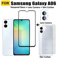 For Samsung Galaxy A06 Tempered Glass A 06 A0 6 Screen Protector Camera Lens Glass +Back Film