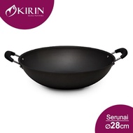BLACK SUKUNAI KIRIN WOK 28CM | KIRIN FRYING PAN 28CM