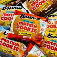 HALAL BOMBBAR Protein Cookie + Collagen, 1 - 10 Pack, Build Muscle, 21g Protein per cookie, High Fib