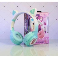 [ XY-235 ] HEADPHONE/HEADSET BANDO LED WARNA WARNI BLUETOOTH/WIRELESS type XY-235 Motif LOTSO BEAR