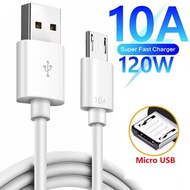 10A สายไมโคร USB สายเคเบิลข้อมูลสายชาร์จเร็วสายโอนข้อมูลโทรศัพท์สายสำหรับ Andriod Xiaomi Redmi Samsu