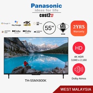 New Panasonic MX800 (5055) LED 4K HDR Android Smart TV Dolby Atmos | TH-50MX800K TH-55MX800K (Television 电视机)