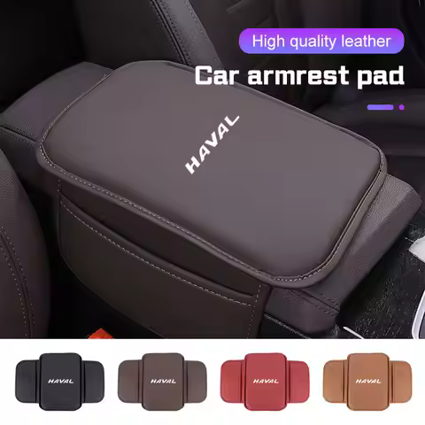 PU Leather Center Console Armrest Box Protector Pad Storage Cover Liner for Haval H6 Dargo M6 H9 H6S
