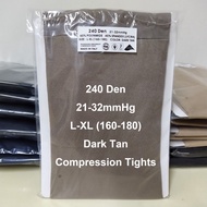 深肉色 240Den 漸進高壓力襪褲x1 適合空姐酒店專櫃小姐售貨員OL (包平郵/順豐到付)