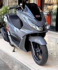 Visor pcx 160 hitam pekat/glossy model thailand