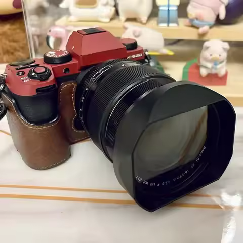 Bayonet Metal Square Lens Hood With Metal Cap For Fujifilm FUJINON XF 16-55mm f/2.8 R LM WR