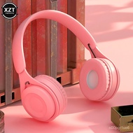 New Macaron Headset Bluetooth Headset Y08 Mic Game Headset Plug in Double sided Stereo Mic Headset E-sports Headset