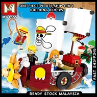 MG 1555 One Piece Pirate Ship Going Merry Luffy Chopper 4 in 1 Figure Building Blocks Block Toys for