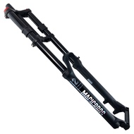CJLU MTB Bike Fork 26/27.5/29 Inch Travel 180mm Air Suspension Forks Disc Brake Rebound Adjustment B