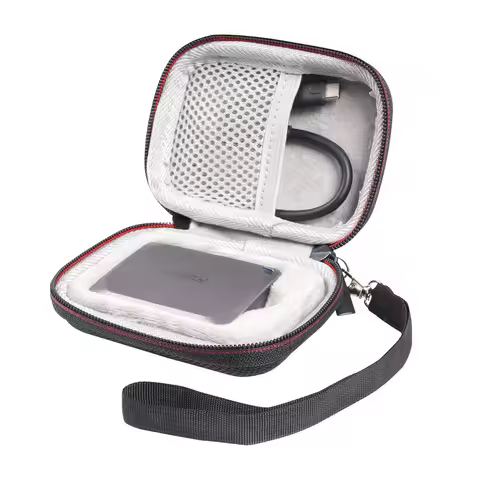Portable External Solid State Drives Shockproof Storage Travel Bag Hard Drive Carrying Case for Cruc