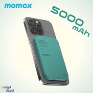 MOMAX - Q.Mag X 5000mAh超薄磁吸流動電源 (寶石綠) - IP116G