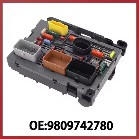 New stock 9809742780 for Peugeot Citroen BSM R02 R04 R19 automotive fuse box