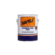 ✚♀Davies Swimming Pool Paint - Ocean Blue - 1 Gallon (4 Liters)