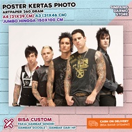 Poster Avenged Sevenfold / A7X Terbaru Tersedia Berbagai Ukuran A4 A3 Besar Kecil Hires Bisa Custom 