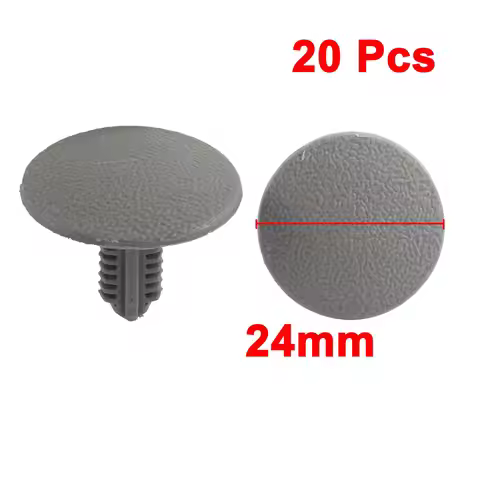 X Autohaux 10/20/30/40/50Pcs 7x17x24mm 7x30x25mm Gray Plastic Splash Guard Moulding Rivet Fastener R