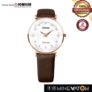 Jowissa 36mm White Dial Brown Leather J5.547L