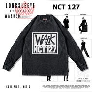 EXZO T-shirt NCT127 K-POP |COTTON COMBED24S| SANDWASH STONE WASH T-SHIRT NCT127