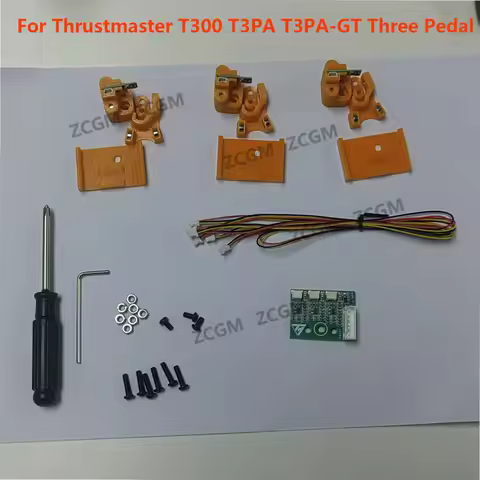 Simracing Game Hall Sensor Adapter For Thrustmaster T300 T3PA T3PA-GT Three Pedal Modification Acces