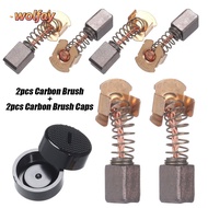 WOLFAY 2pcs Carbon Brush Cap High Quality Accessories GA400 BGA402 Angle Grinder Parts