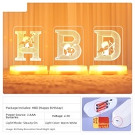 Glowing LED Numbers and Letters 18th Birthday Gift