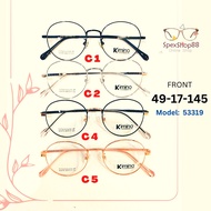 MODEL 53319 | 49-17-145 | TITANIUM FRAME IP COAT | UNISEX | 5 COLORS | BINGKAI | CERMIN MATA