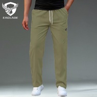 EAGLADE Jogging Sweat Jogger Pants for Men Baggy Tracksuit Man Trousers Stretchable in Olive E05