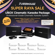 [SG] Powerhouse Cinematic Home Karaoke System with Touchscreen Jukebox KTV System Karaoke Box