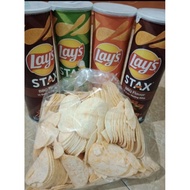 500gr Lays Stax tube chips mixed with crispy and delicious taste