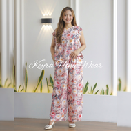Keyra One Set Kutung Celana Kulot Panjang Rayon Premium Setelan Kutungan Wanita Celana Panjang Santa